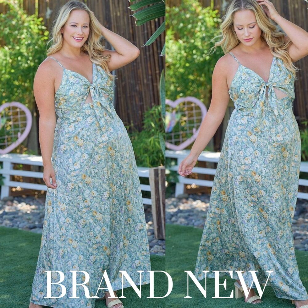 Hailey & Co. Floral Maxi Dress | Brand New | Perfect for Spring - Picture 3 of 3